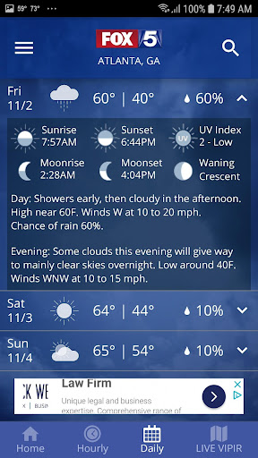 FOX 5 Storm Team Weather Radar screenshot 5