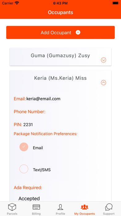 Parcel Pending screenshot 4