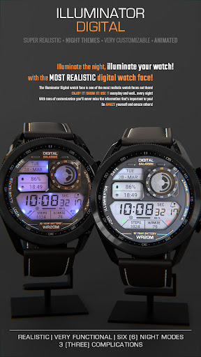 ILLUMINATOR Digital Watch face screenshot 30