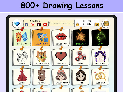 ArtLoop: Learn how to draw screenshot 21