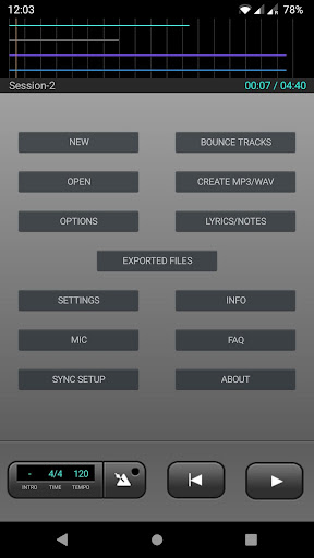 J4T Multitrack Recorder screenshot 4