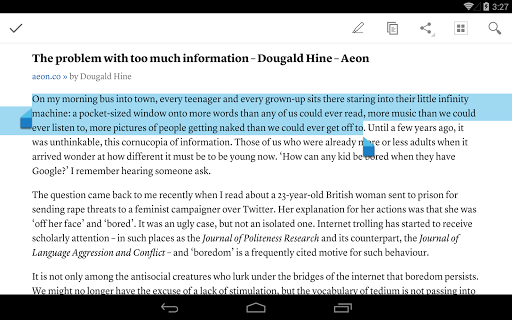 Instapaper screenshot 10