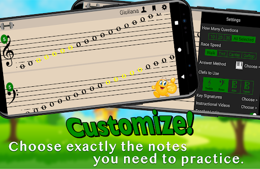 Flashnote Derby- music notes! screenshot 3