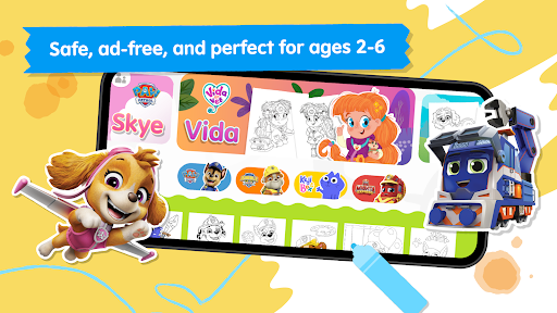 Crayon Club: Color PAW Patrol screenshot 2