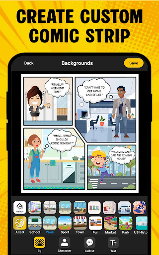 Cartoon Comic Strip Maker screenshot 15
