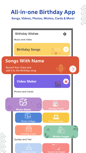 Birthday video maker screenshot 2