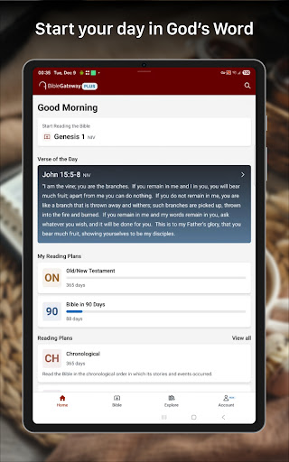 Bible Gateway screenshot 2