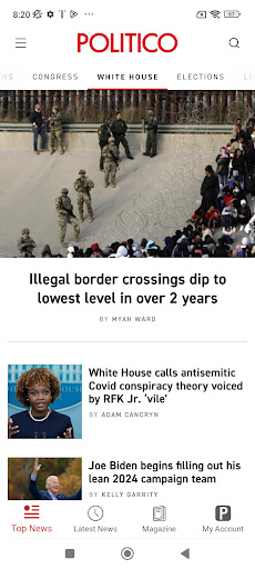 POLITICO screenshot 1