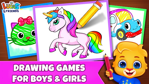 Drawing Games: Draw & Color screenshot 23