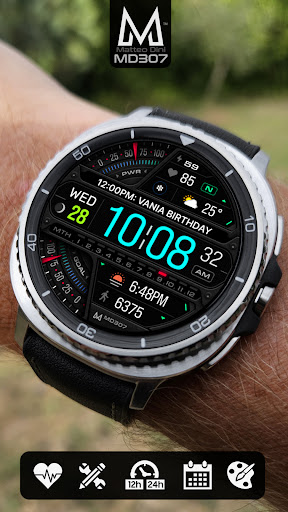MD307 Digital watch face screenshot 14