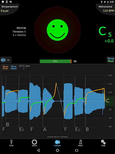 TonalEnergy Tuner & Metronome screenshot 4