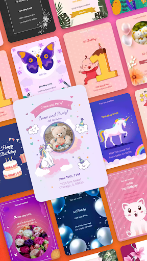 Birthday Invitation Card Maker screenshot 7