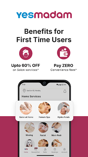 YesMadam Salon & Spa at Home screenshot 7