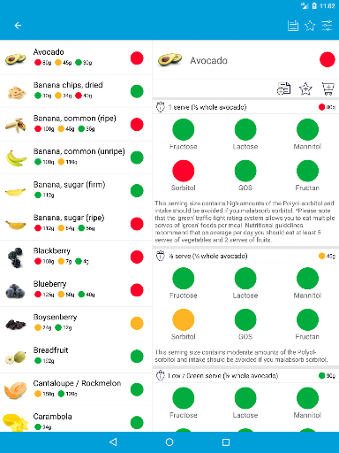 Monash University FODMAP diet screenshot 5