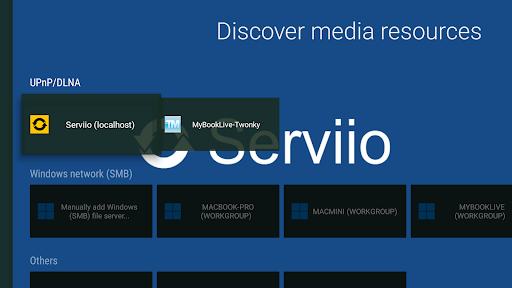 Vimu Media Player for TV screenshot 1