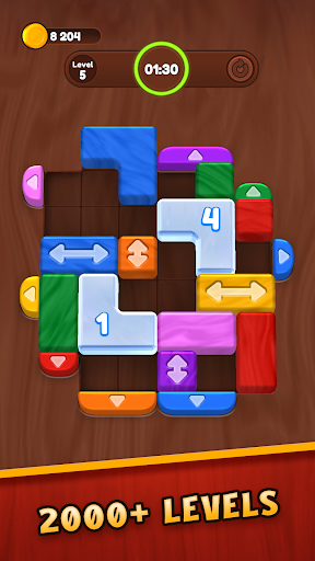 Wood Color Jam - Block Puzzle screenshot 1