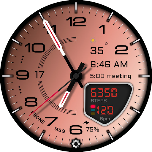 D355 Premium Watch Face screenshot 17