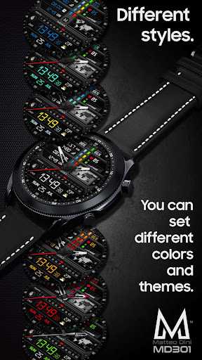 MD301 Hybrid watch face screenshot 1