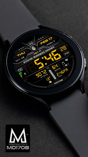 MD170B Digital watch face screenshot 2