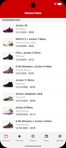 J23 - Jordan Release Dates screenshot 3