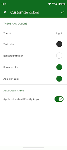 Fossify Thank You screenshot 3
