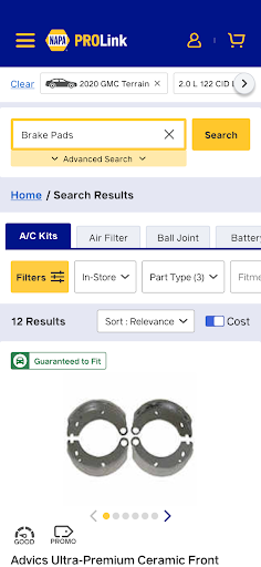NAPA PROLink screenshot 13