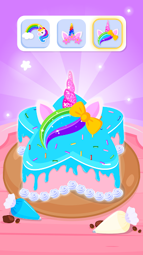 Unicorn Cake Cooking Games 2-6 screenshot 23