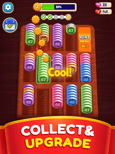 Pocket Sort: Coin Merge Puzzle screenshot 12