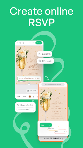 Invitation Maker: Cards & RSVP screenshot 9
