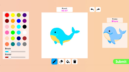Coloring games: speed drawing screenshot 3