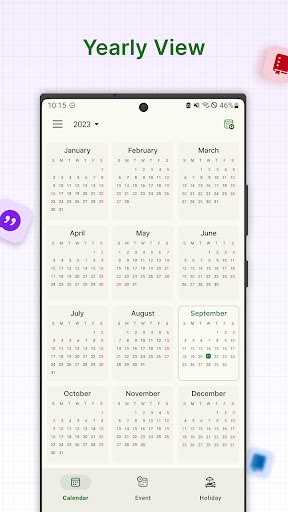 Holiday Calendar screenshot 4
