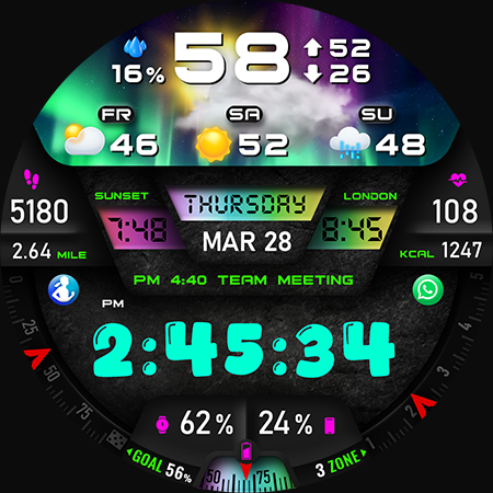 PER27 Digital Watch Face screenshot 23