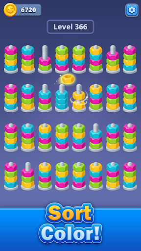 Nuts Factory: Nut Sort Puzzle screenshot 1