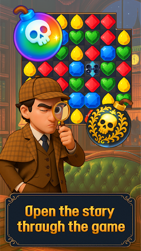 Sherlock Holmes Mystery Match3 screenshot 1