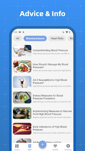 Blood Pressure Tracker screenshot 1