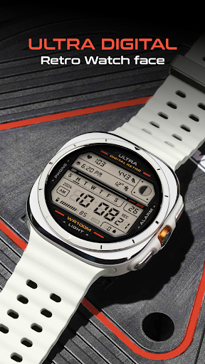 ULTRA Digital Retro watch face screenshot 13
