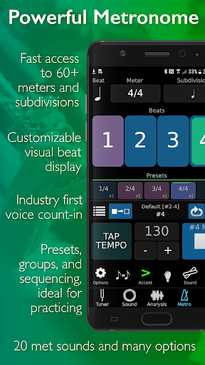 TonalEnergy Tuner & Metronome screenshot 6