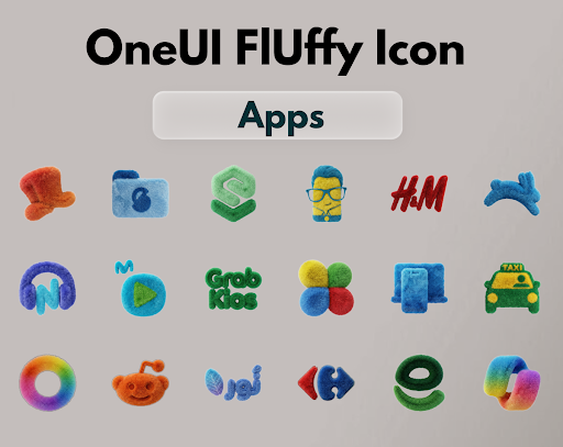 OneUI Fluffy Icons screenshot 5