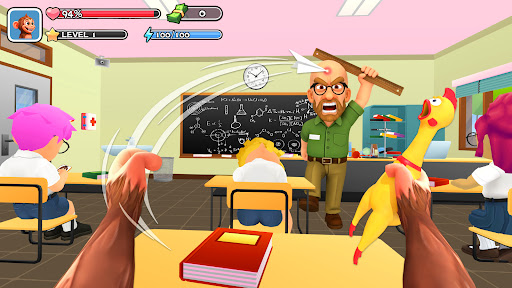 Monkey Student: School Prank screenshot 10