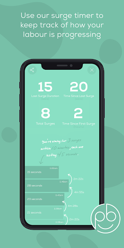 Freya - surge timer for labour screenshot 2