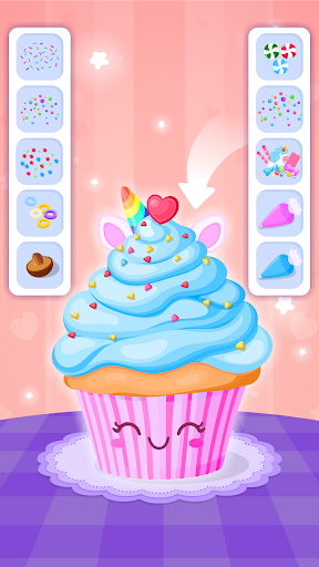 Unicorn Cake Cooking Games 2-6 screenshot 20