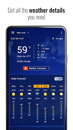 Transparent clock weather Pro screenshot 5