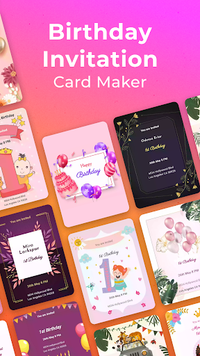 Birthday Invitation Card Maker screenshot 36