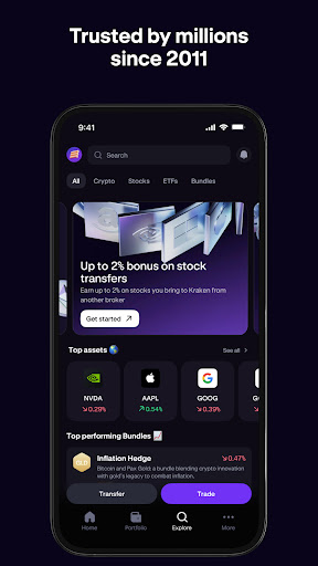 Kraken: Buy Crypto & Stocks screenshot 4