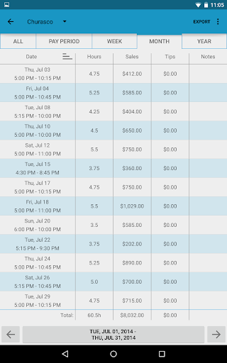 Work Log Pro screenshot 9