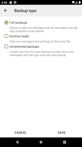SMS Backup & Restore screenshot 5
