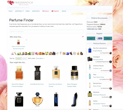 Fragrantica Perfumes screenshot 4