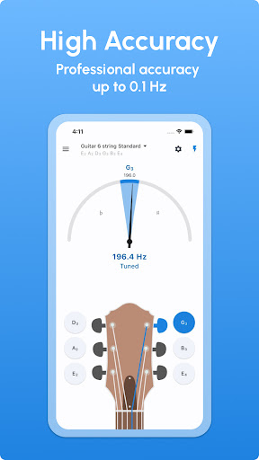 Guitar Tuner - LikeTones screenshot 4