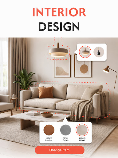 SnapHome: AI Interior Design screenshot 2
