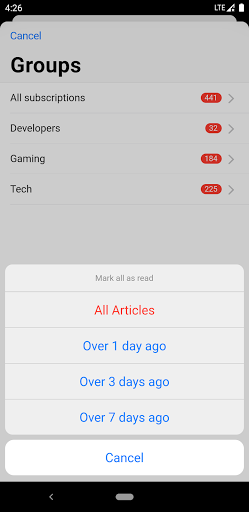 Fluent Reader Lite - RSS Clien screenshot 4